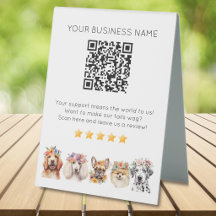 Hundfrisering QR-kod recension YELP