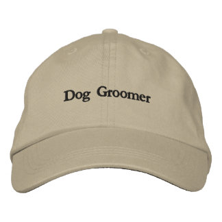 Hundfrisör Broderad Hatt Keps