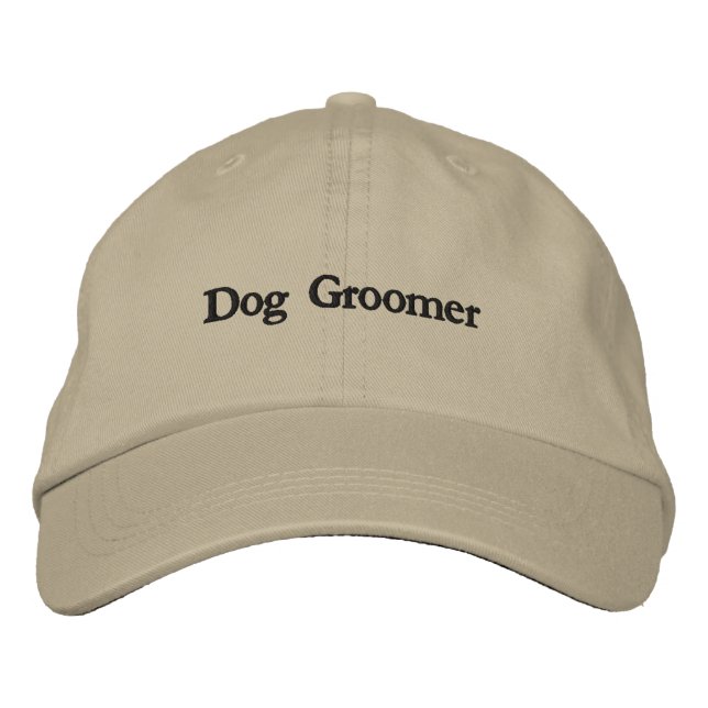 Hundfrisör Broderad Hatt Keps (Framsida)