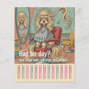 Hundfrisör flygblad