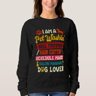 Hundfrisör Husdjursfrisör Furolog Pälsdesign för T Shirt