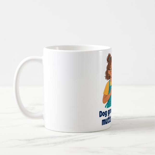 Hundfrisör — Jag Gör Muttar Magnifika Kaffemugg (Vänster)