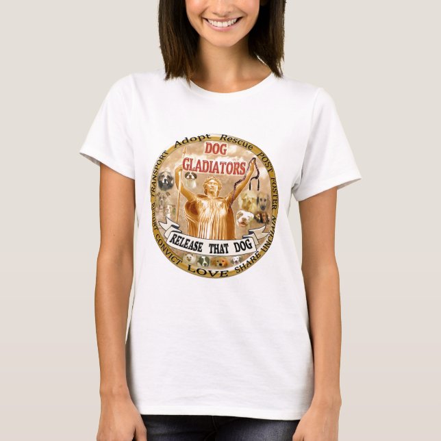 HUNDGLADIATORS T SHIRT (Framsida)