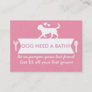 HundGroomervisitkort - Personalizable Visitkort