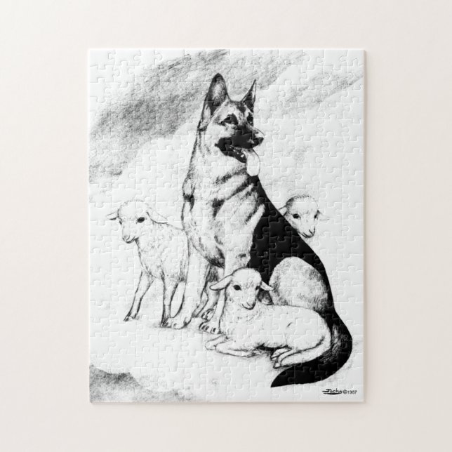 Hundhimmel, förlagens flock pussel (Vertikal)