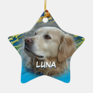 Hundhimmelprydnad Julgransprydnad Keramik