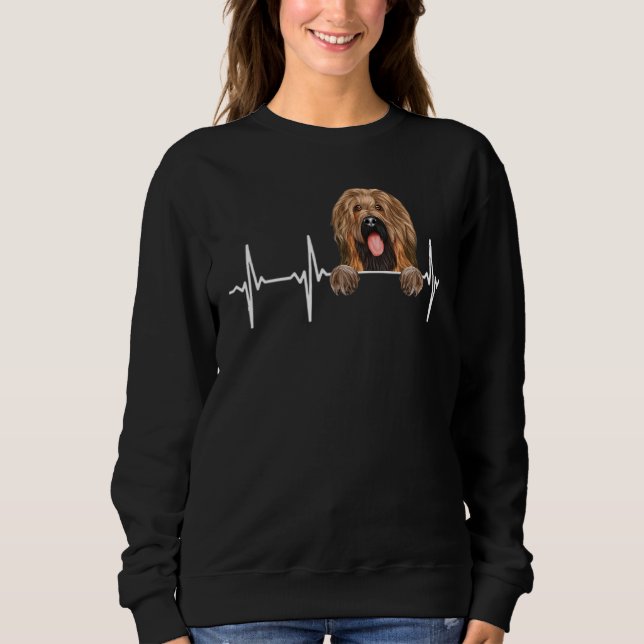 Hundhjärtklappning för Briard T Shirt (Framsida)