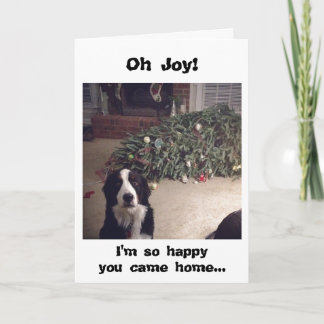 Hundhumor Julgran-kort Helgkort