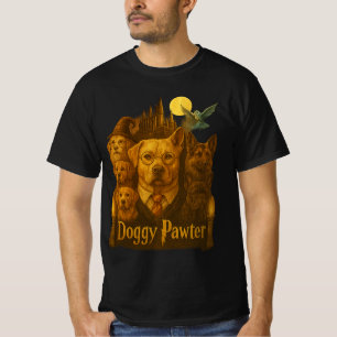 Hundig Pawter Vintage 90-tals Grafik Retro Trollka T Shirt