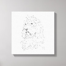 Hundillustration, Vägkonst Cockapoo