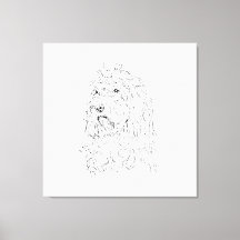Hundillustration, Vägkonst Cockapoo