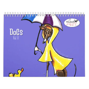 HundillustrationAv-Koppel konst Vol 2 Kalender