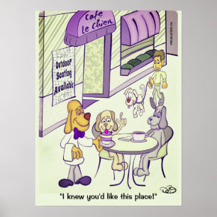 Hundkafé Poster