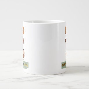 Hundkaffedesign – Allt jag behöver är kaffe och mi Jumbo Mugg
