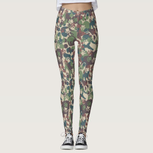 Hundkamouflagemönster Leggings