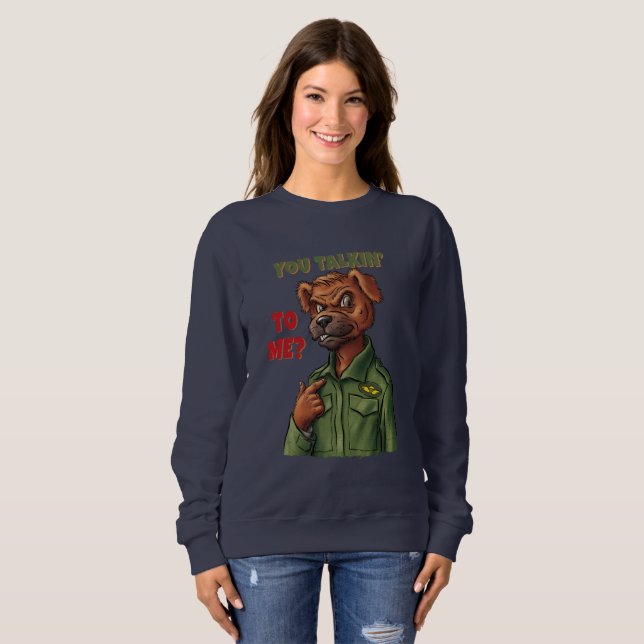 Hundkaraktär med ikoniskt filmcitat t shirt (Hel framsida)