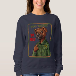 Hundkaraktär med ikoniskt filmcitat t shirt