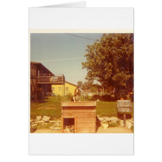 Hundkoja Hälsningskort (Framsidan)