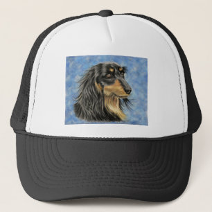 Hundkonst - lång Haired taxkonst Marcus Keps