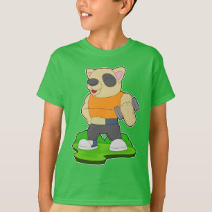 Hundkroppbyggare Hantel Kroppsbyggande T Shirt