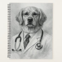 Hundläkare Gråskala Veterinär Planerare