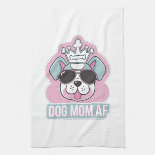 Hundmamma AF - Rolig design för hundmammor Kökshandduk