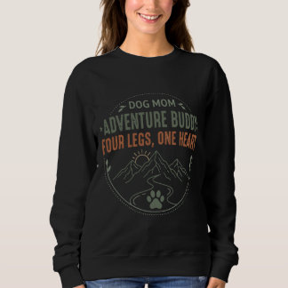 Hundmamma äventyrsvän fyra ben ett hjärta. t shirt