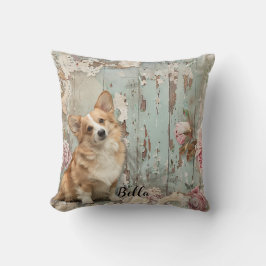 Hundmamma Bästa vänner Corgi Dekorativ Kudde