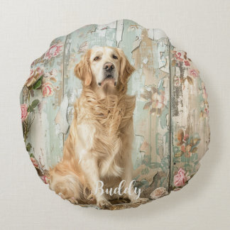 Hundmamma Bästa vänner Labrador Dekorativ & Rund Kudde