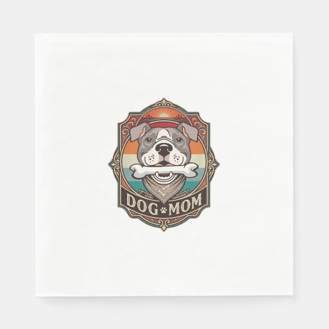 Hundmamma Ben Bandana Vintage Ram_1 Pappersservett (Framsidan)