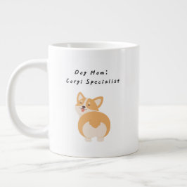 Hundmamma: Corgispecialist | Söt Corgipresent Jumbo Mugg