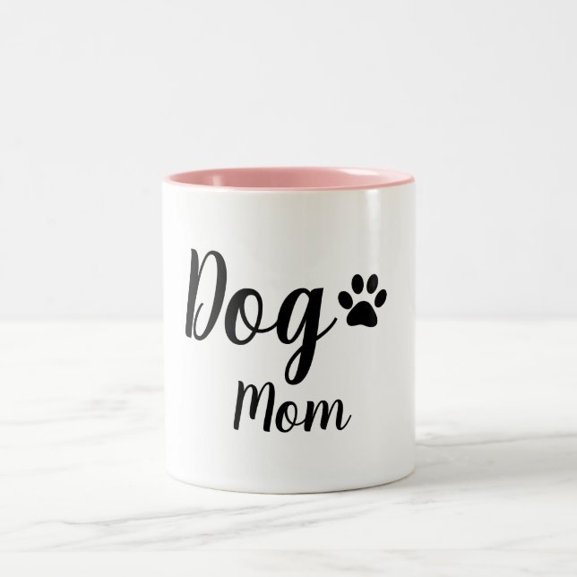 HUNDMAMMA FÖR CHIC MUG_ Två-Tonad MUGG (Center)
