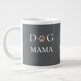 Hundmamma Fotavtryck, Mors dag & Födelsedagspresen Jumbo Mugg