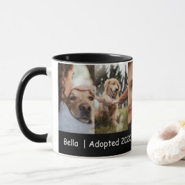 Hundmamma Fotokollage Med Förvärvsår Mugg