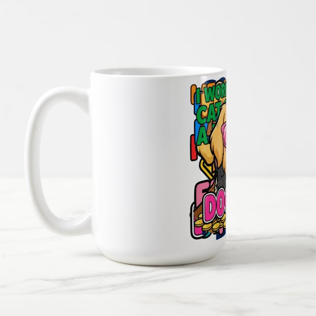 Hundmamma Golden Retriever-mugg Kaffemugg (Vänster)