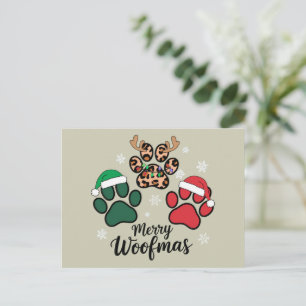 Hundmamma jul glädjeroy Xmas hundälskare Helg Vykort