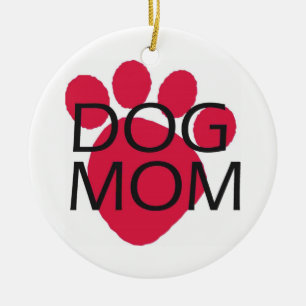 Hundmamma Julgransprydnad Keramik
