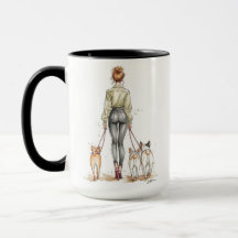Hundmamma kaffemugg | Stylish Hundpromenad Mode