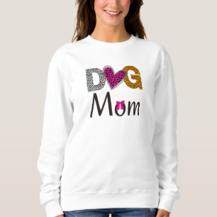 Hundmamma Leopardtryck/Trendig Hundälskare T Shirt