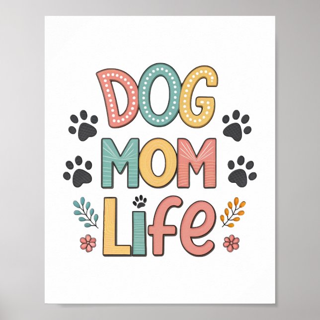 Hundmamma Liv - Positivt Perfekt Kollektion Poster (Framsidan)