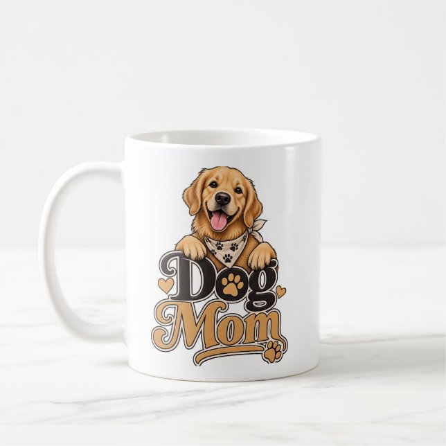 Hundmamma-muggar | Rolig present | Hundälskare Kaffemugg (Vänster)