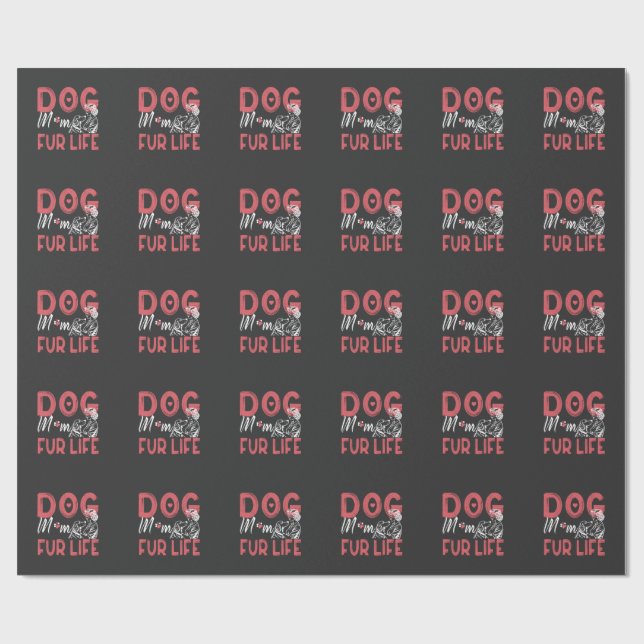 Hundmamma Päls Liv Mors dag Husdjursägare Gåvor Fr Presentpapper (Platt)