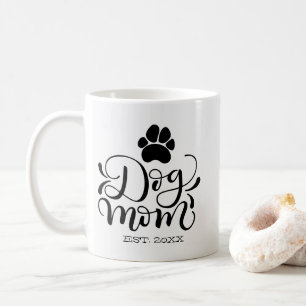 Hundmamma - personifierat etablerat - hund älskare kaffemugg