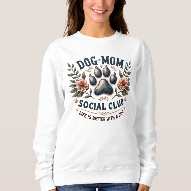 Hundmamma Social Klubb Tröja (Framsida)