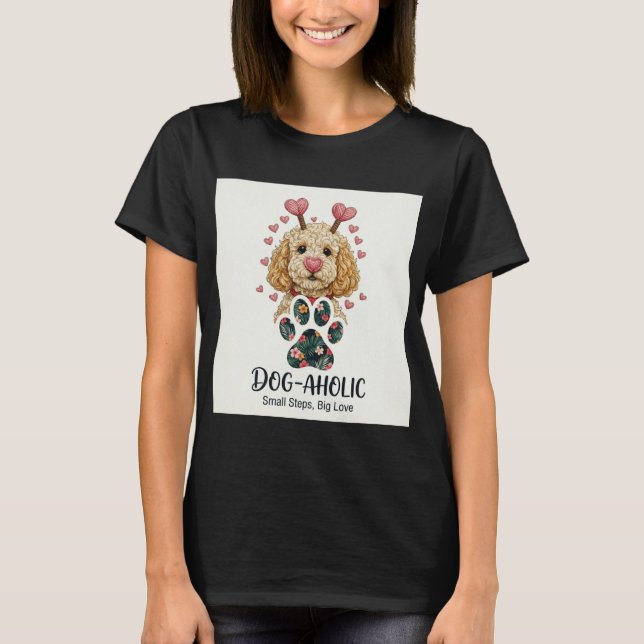 Hundmamma söt t-shirt (Framsida)