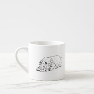 Hundmamma, Strävhårig Dachshund - Söt Espressomugg