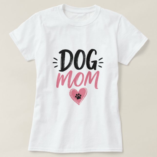Hundmamma T Shirt (Design framsida)