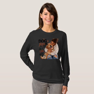 Hundmamma T-shirt för kvinnor | Rolig och söt husd