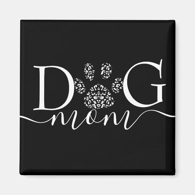 Hundmamma tassavtryck magnet (Framsidan)