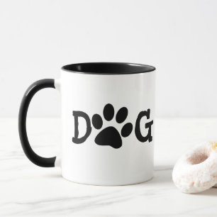 Hundmamma Tassavtryck På Vitt Mugg